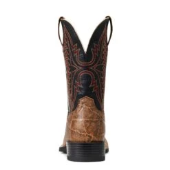 Ariat Men's Sport Smokewagon Elephant Print Square Toe Boots 10040277 -Saddle Up Gear S22 MNS WEST 10040277 heel