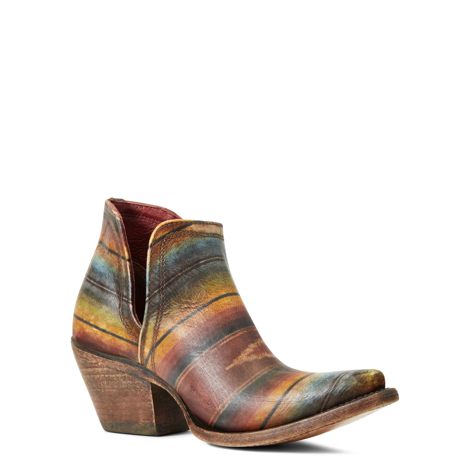 Ariat® Ladies Dixon Saddle Blanket Snip Toe Ankle Booties 10035805 3 Ariat® Ladies Dixon Saddle Blanket Snip Toe Ankle Booties 10035805 - Image 3