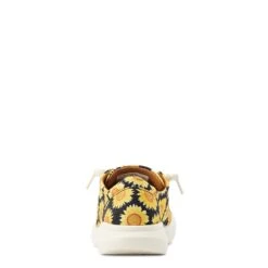 Ariat® Ladies Hilo Sunflower Skies Slip On Shoes 10042513 -Saddle Up Gear S23 WMS WEST 10042513 heel