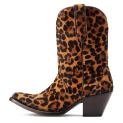 Ariat® Ladies Bandida Leopard Hair On Western Boots 10044393 -Saddle Up Gear S23 WMS WEST 10044393 side