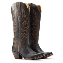 Ariat® Ladies Belinda StretchFit Beduino Black Western Boots 10044414 -Saddle Up Gear S23 WMS WEST 10044414 pair