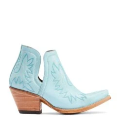 Ariat® Ladies Dixon Tiffany Blue Western Booties 10044482 -Saddle Up Gear S23 WMS WEST 10044482 side11