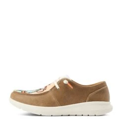 Ariat® Ladies Hilo Aloha Surfing Paniolo Print Brown Shoes 10044543 -Saddle Up Gear S23 WMS WEST 10044543 side