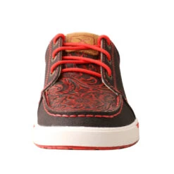 Twisted X Ladies Kicks Black And Red Lace Up Shoes WCA0051 -Saddle Up Gear WCA0051 05