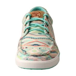 Twisted X Ladies Hooey Loper Light Blue Aztec Shoes WHYC010 -Saddle Up Gear WHYC010 5