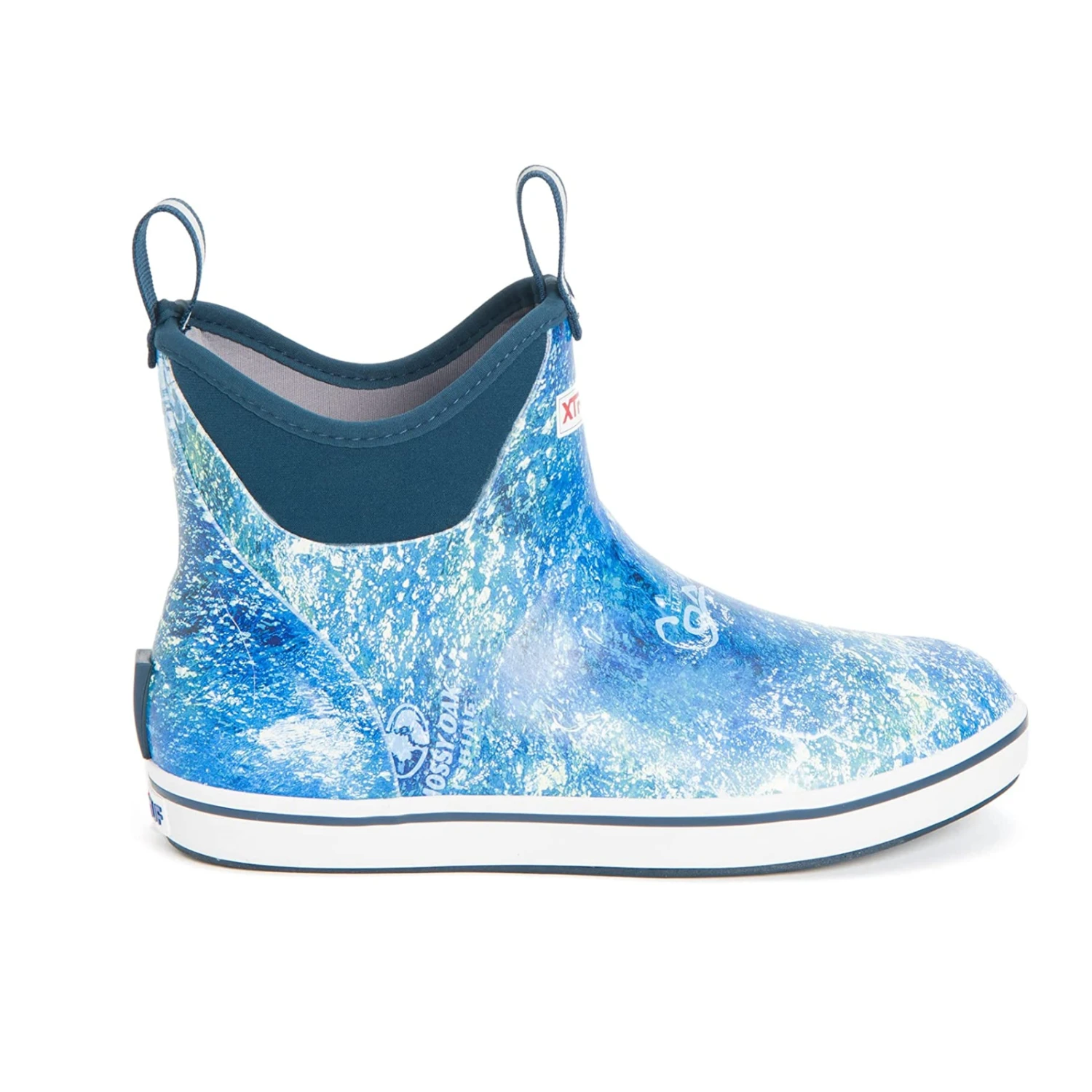 XTRATUF® Men's Mossy Oak 6" Inch Blue Ankle Deck Boots XMABMOC 3 XTRATUF® Men's Mossy Oak 6" Inch Blue Ankle Deck Boots XMABMOC - Image 3