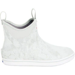 XTRATUF® Men's Realtree Fishing 6" White Camo Ankle Boots XMABWAV3 -Saddle Up Gear XMABWAV3 8 EXTRALARGE