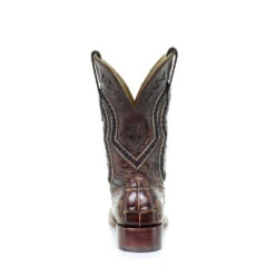 Corral Boots Corral Men's Brown Alligator Wide Square Toe Western Boots A3083 5 Corral Boots Corral Men's Brown Alligator Wide Square Toe Western Boots A3083 -Saddle Up Gear a3083back
