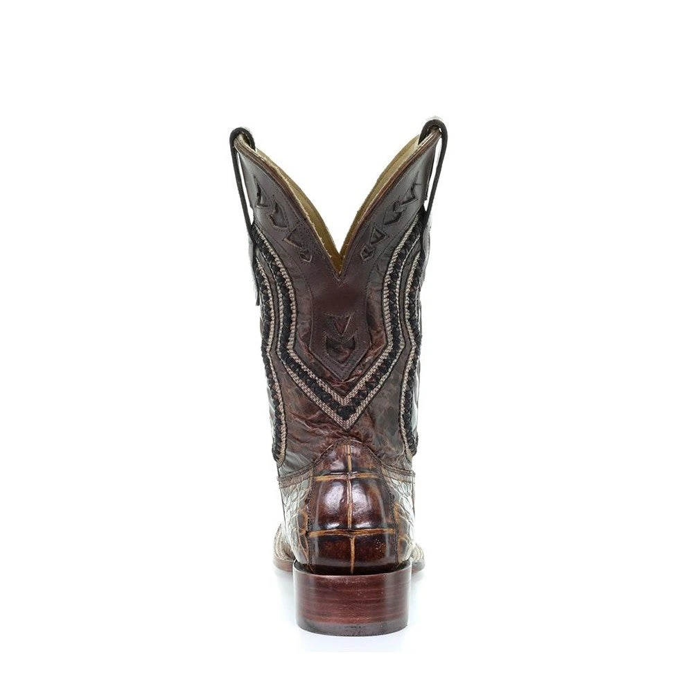 Corral Boots Corral Men's Brown Alligator Wide Square Toe Western Boots A3083 3 Corral Boots Corral Men's Brown Alligator Wide Square Toe Western Boots A3083 - Image 3