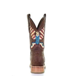 Corral Boots Corral Men's Eagle Inlay Brown Square Toe Boots A4106 -Saddle Up Gear ab6035e8cf8cec8b57cae5eb60224508