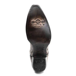 Circle G By Corral Ladies Black Python Embroidery Boots L5698 -Saddle Up Gear circle g womens python cowboy boots l5698 4