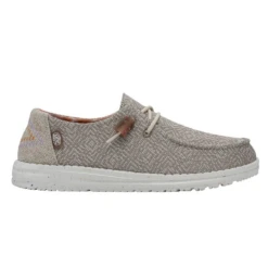 Hey Dude Ladies Wendy Knit II Desert Taupe Slip On Shoes 40061-1JM -Saddle Up Gear deserttaupeside