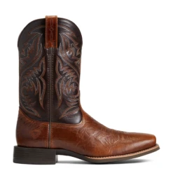 Ariat Men's Roughstock Patriot Brown Square Toe Boots 10040353 -Saddle Up Gear dfAWSEtwseg