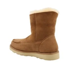 Wrangler Ladies Sherpa Lined Cozy Brown Booties KWC0014 -Saddle Up Gear hkjkbn