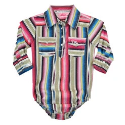 Cowgirl Hardware Infant Blended Serape Snap Onesie 825491R-750-I