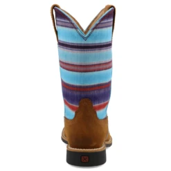 Hooey® Children's Distressed Saddle & Blue Multi-Color Boots YHY0011 -Saddle Up Gear yhy0011 back